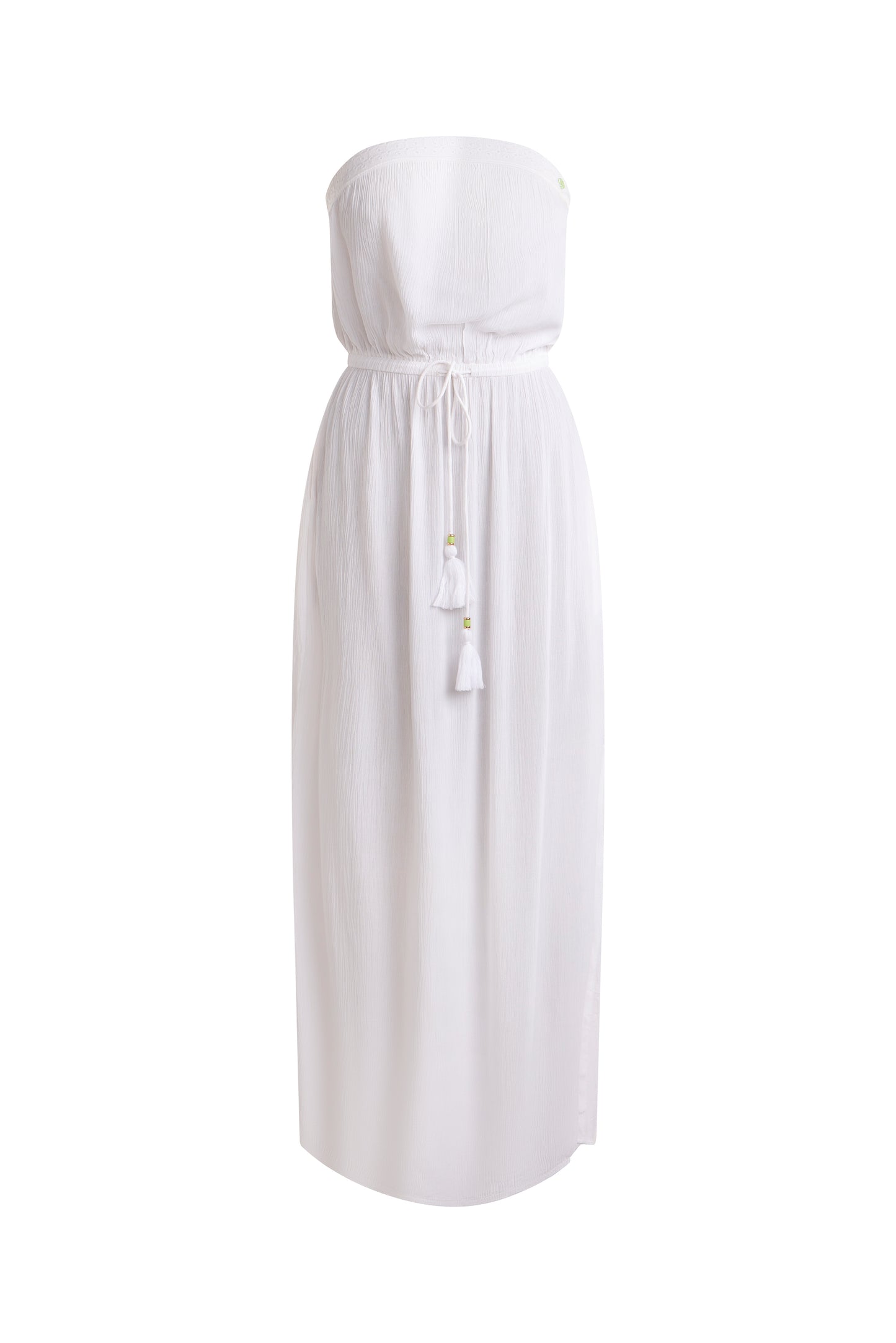 Strapless Beach Dress White